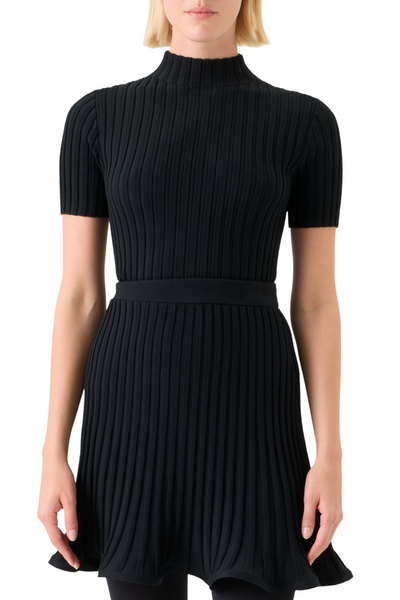 Mock Neck Knit Sweater by Akris Punto