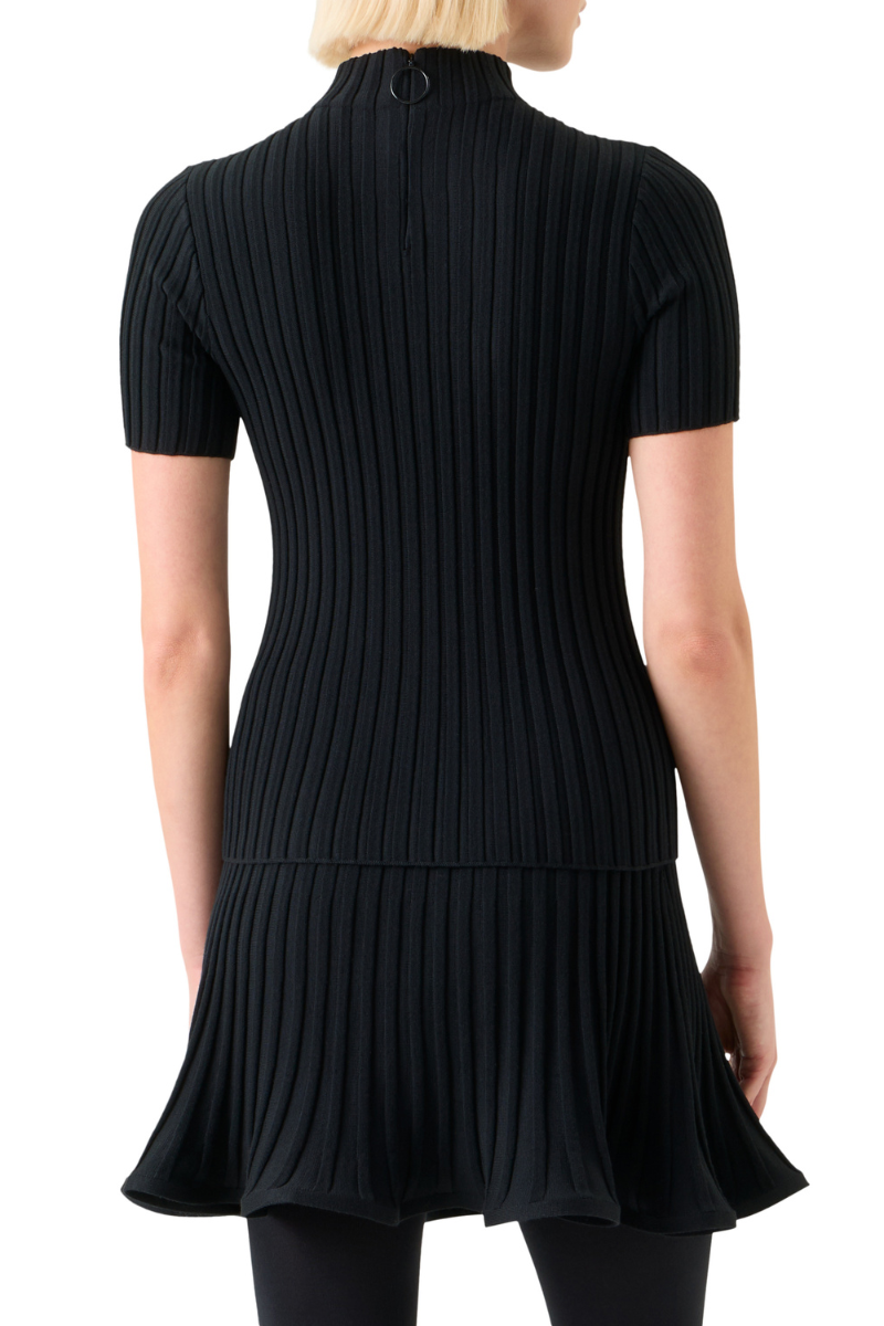 Mock Neck Knit Sweater-Akris Punto-Boyds Philadelphia