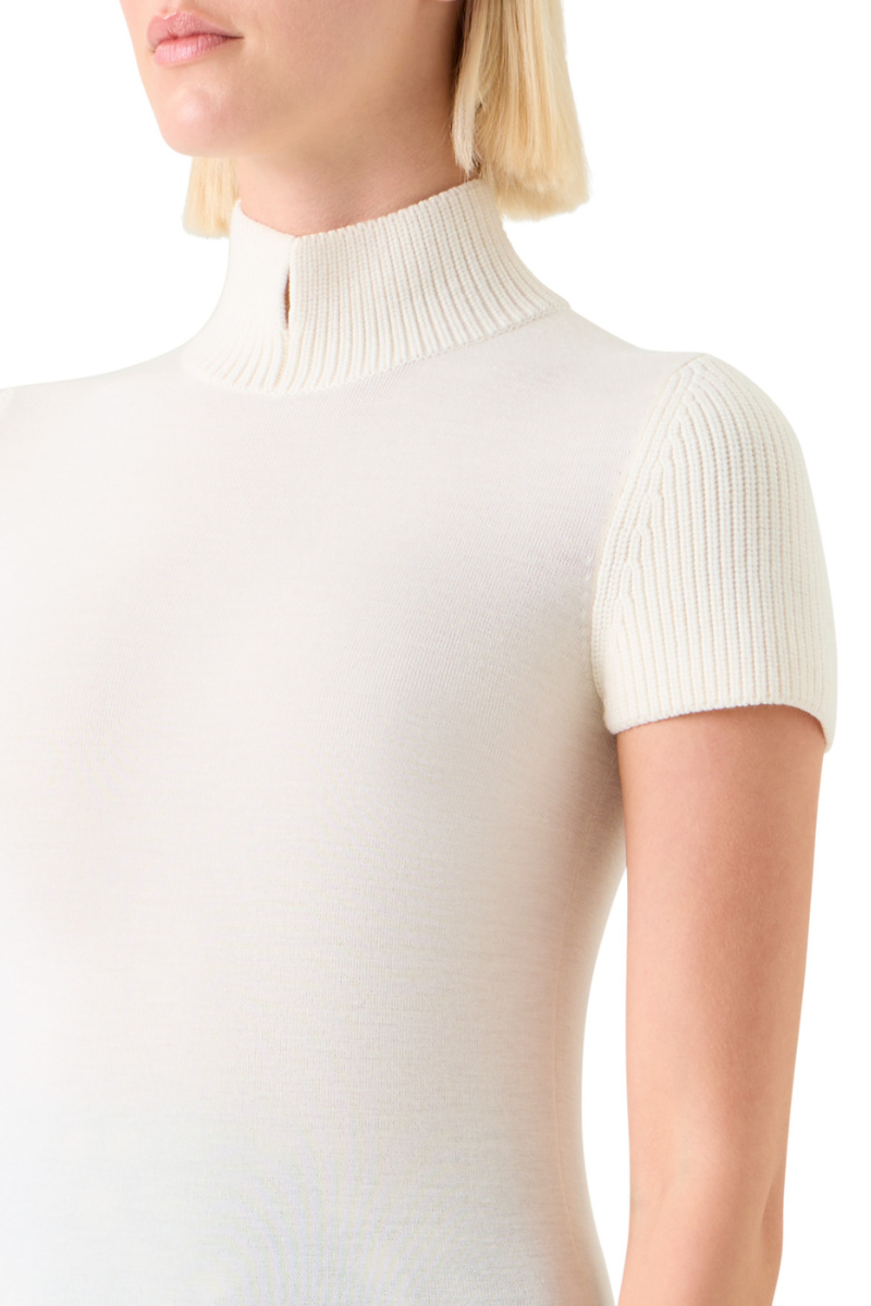 Mock Neck Knit Sweater-Akris Punto-Boyds Philadelphia