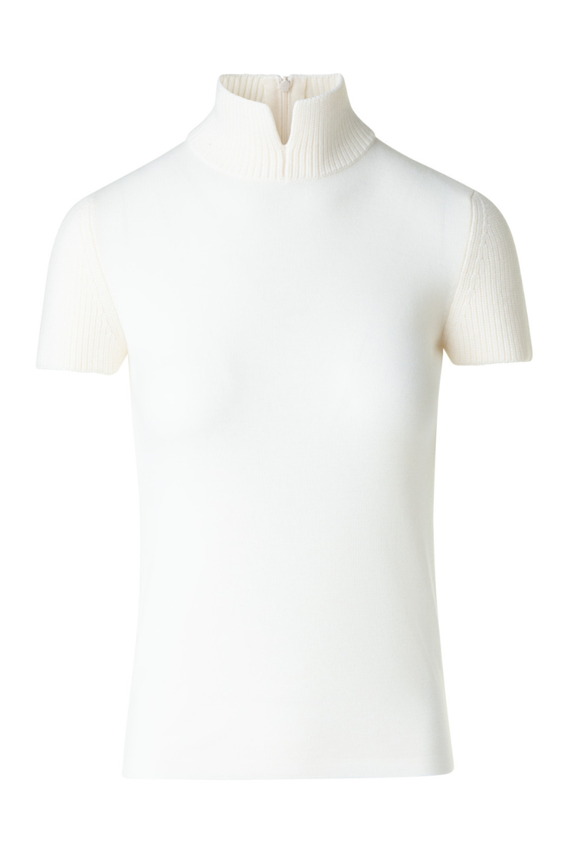 Mock Neck Knit Sweater-Akris Punto-Boyds Philadelphia