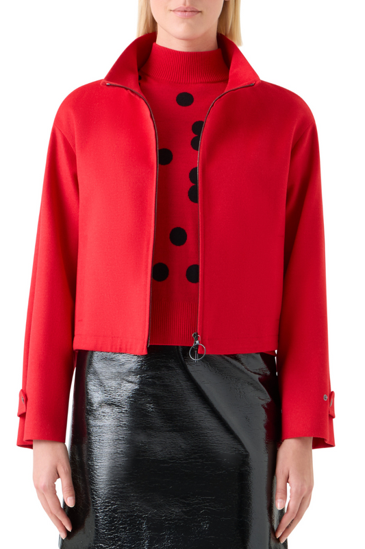 Drop Shoulder Jacket-Akris Punto-Boyds Philadelphia