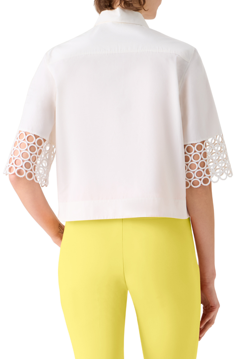 Eyelet Blouse-Akris Punto-Boyds Philadelphia