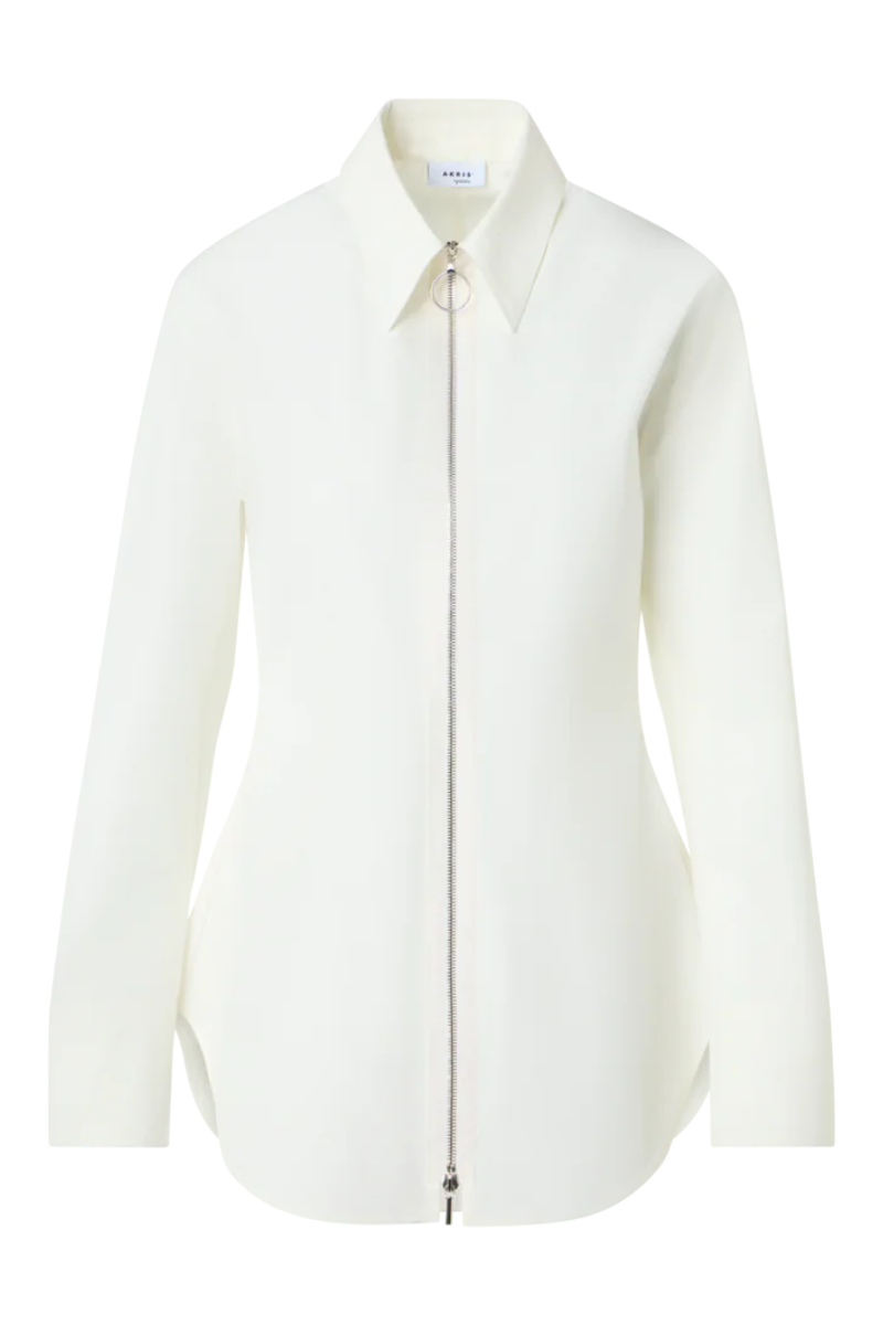 Poplin Zip Shirt-Akris Punto-Boyds Philadelphia
