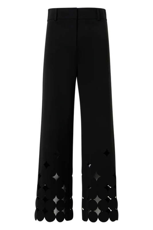 Dropping Dot Cut Out Chieko Pants-Akris Punto-Boyds Philadelphia