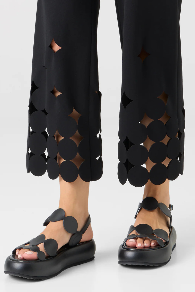 Dropping Dot Cut Out Chieko Pants-Akris Punto-Boyds Philadelphia