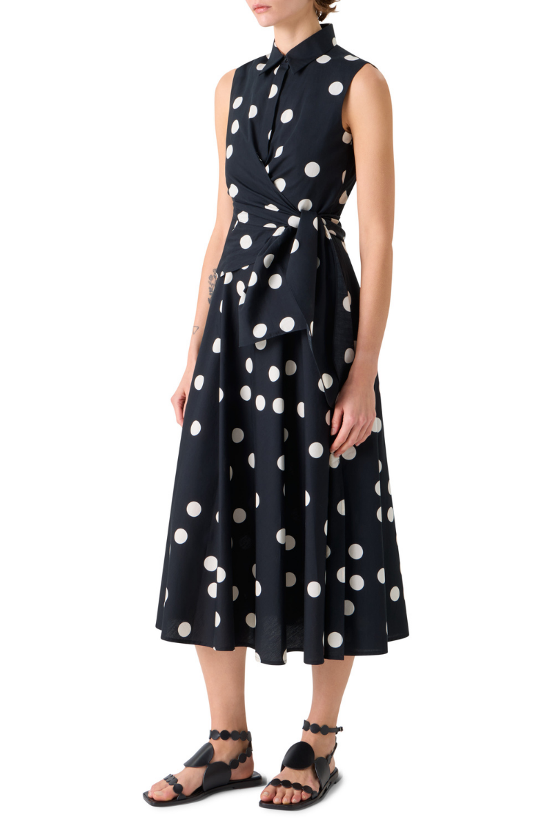 Polka Dot Midi Dress-Akris Punto-Boyds Philadelphia