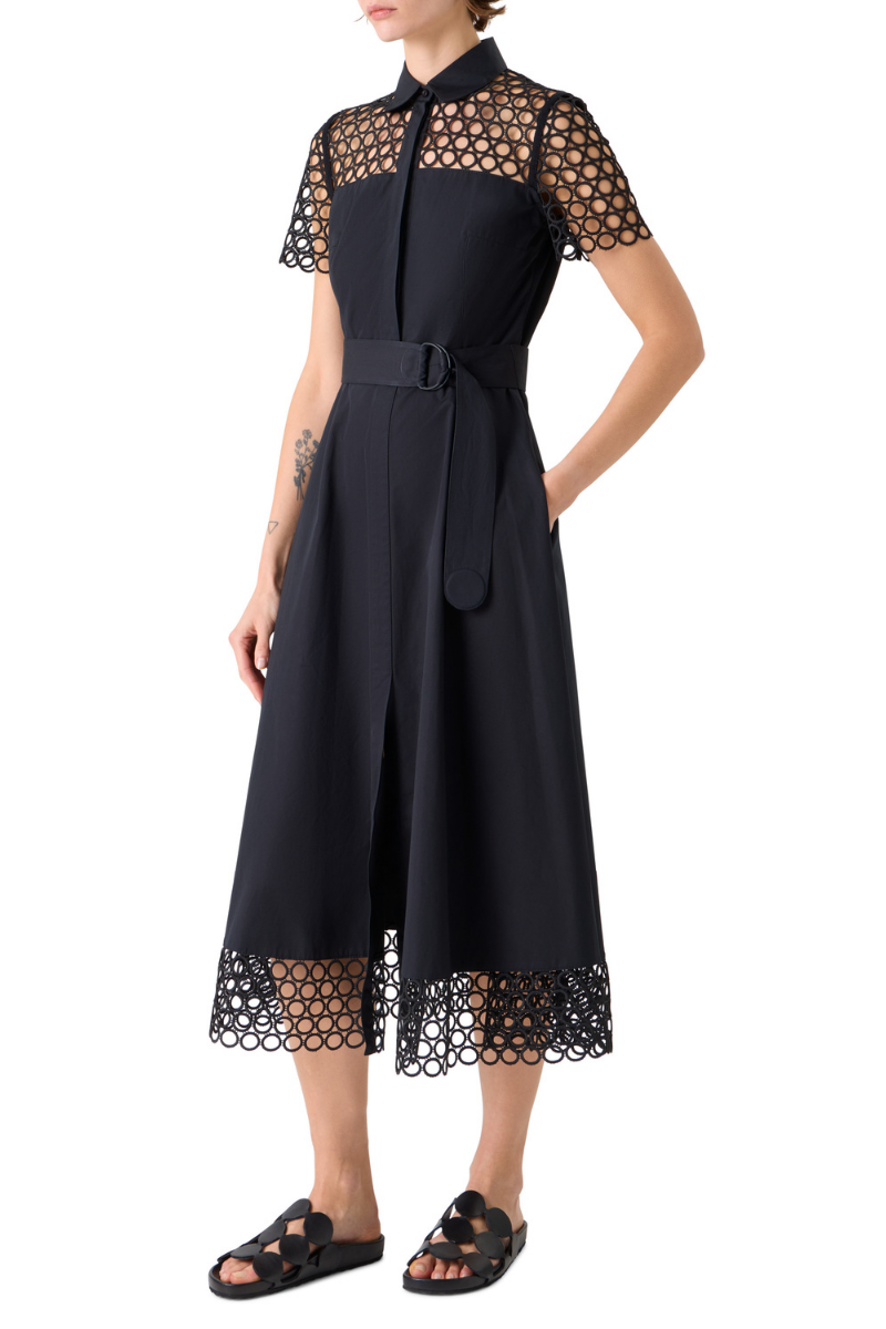 Eyelet Midi Dress-Akris Punto-Boyds Philadelphia