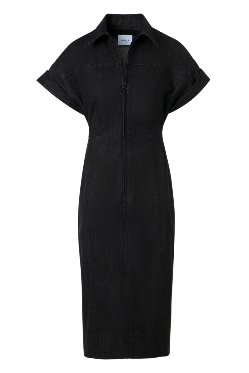 Kimono Sleeve Denim Dress-Akris Punto-Boyds Philadelphia