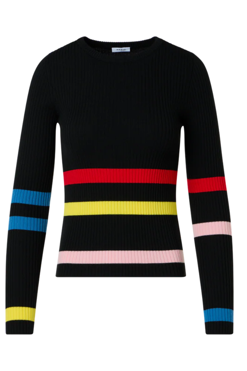 Colorblock Stripe Sweater-Akris Punto-Boyds Philadelphia