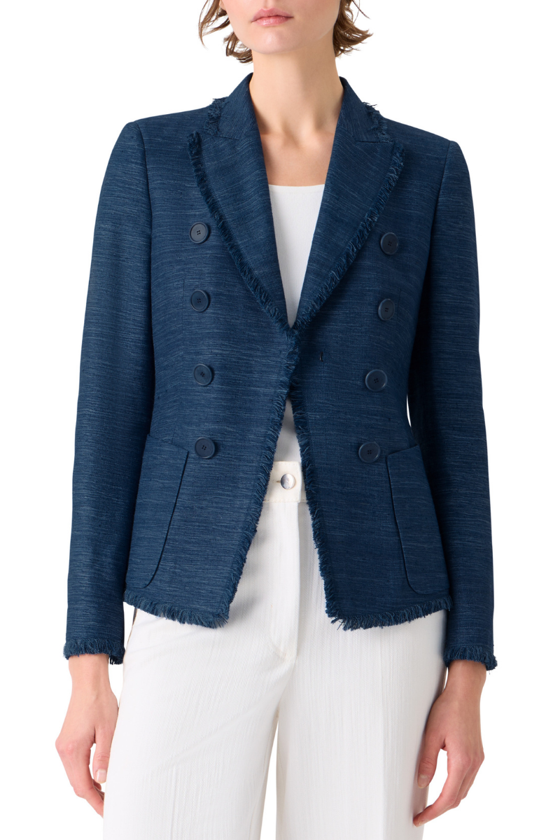 Indian Silk Blazer-Akris Punto-Boyds Philadelphia