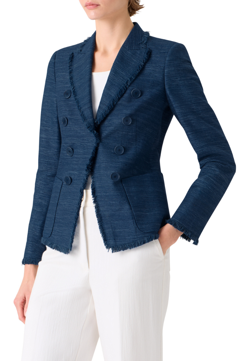 Indian Silk Blazer-Akris Punto-Boyds Philadelphia