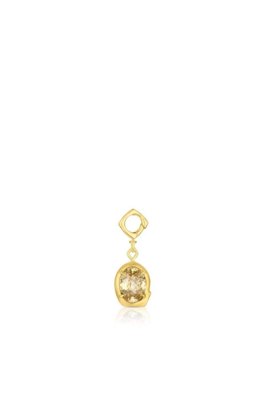 Yellow Zircon Ouroboros Amulet