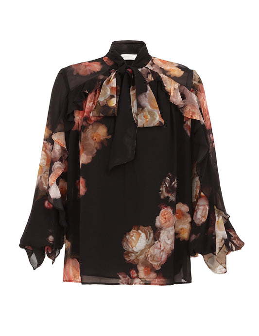 Hypnotic Flutter Blouse-ZIMMERMANN-Boyds Philadelphia