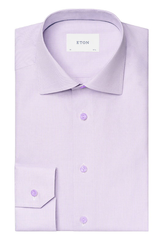 Check Twill Dress Shirt-Eton-Boyds Philadelphia