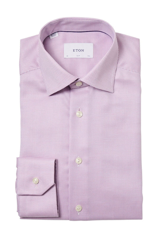 Pink Semi-Solid Twill Shirt-Eton-Boyds Philadelphia