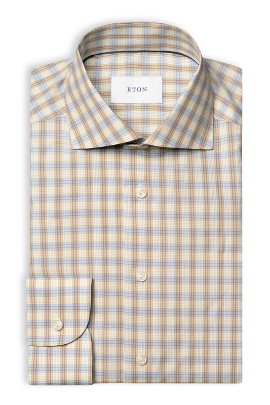 Plaid Breeze Poplin Shirt-Eton-Boyds Philadelphia