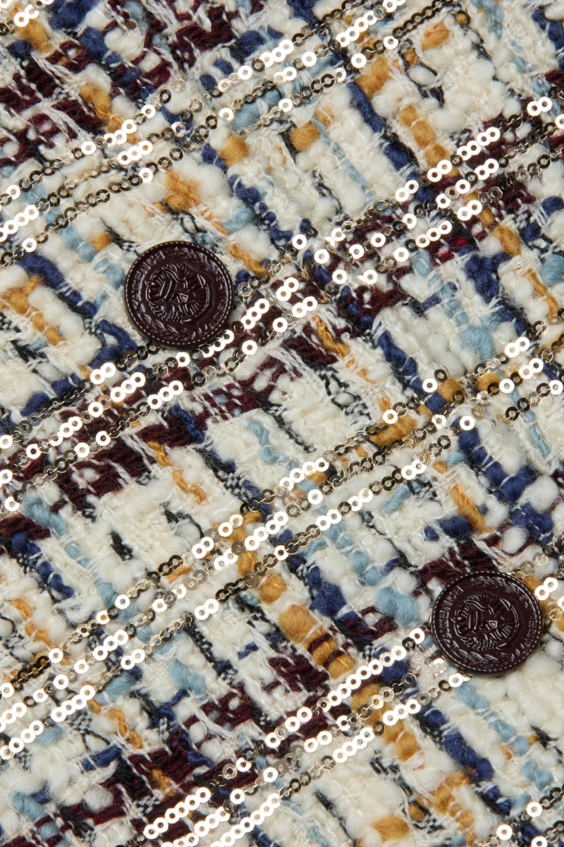 Kasey Sequined Tweed Jacket-L'AGENCE-Boyds Philadelphia