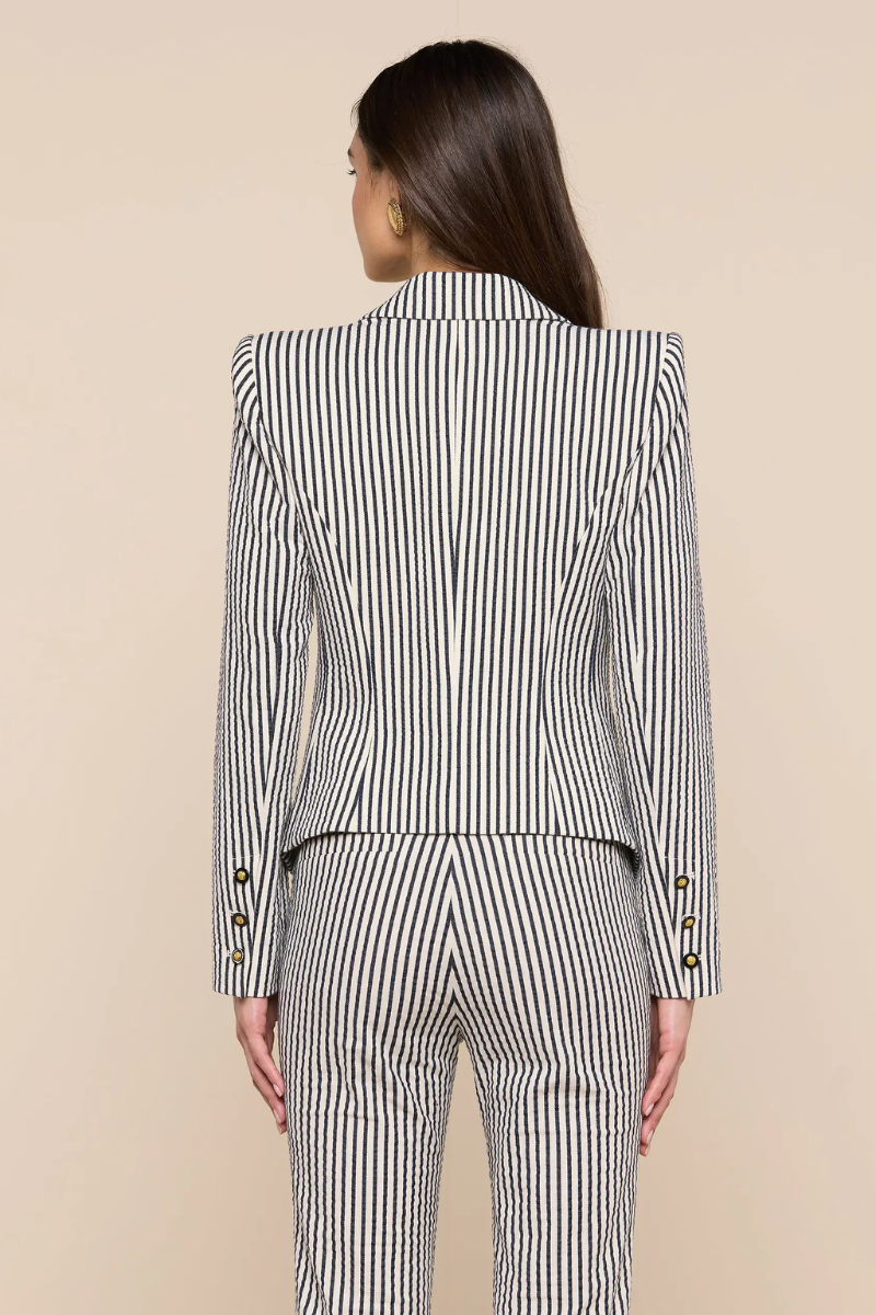 Misa Seersucker Blazer-L'AGENCE-Boyds Philadelphia