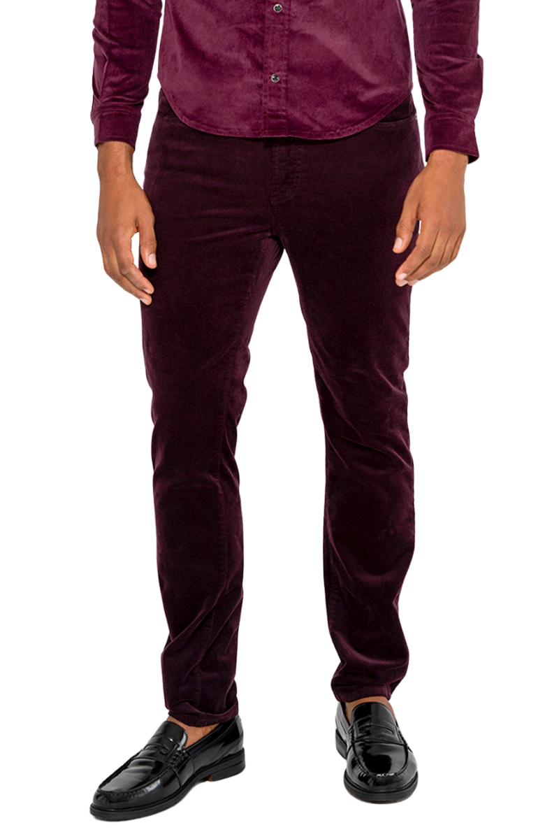 Brando Velvet Plum Jeans-MONFRÈRE-Boyds Philadelphia