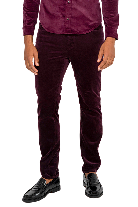 Brando Velvet Plum Jeans-MONFRÈRE-Boyds Philadelphia