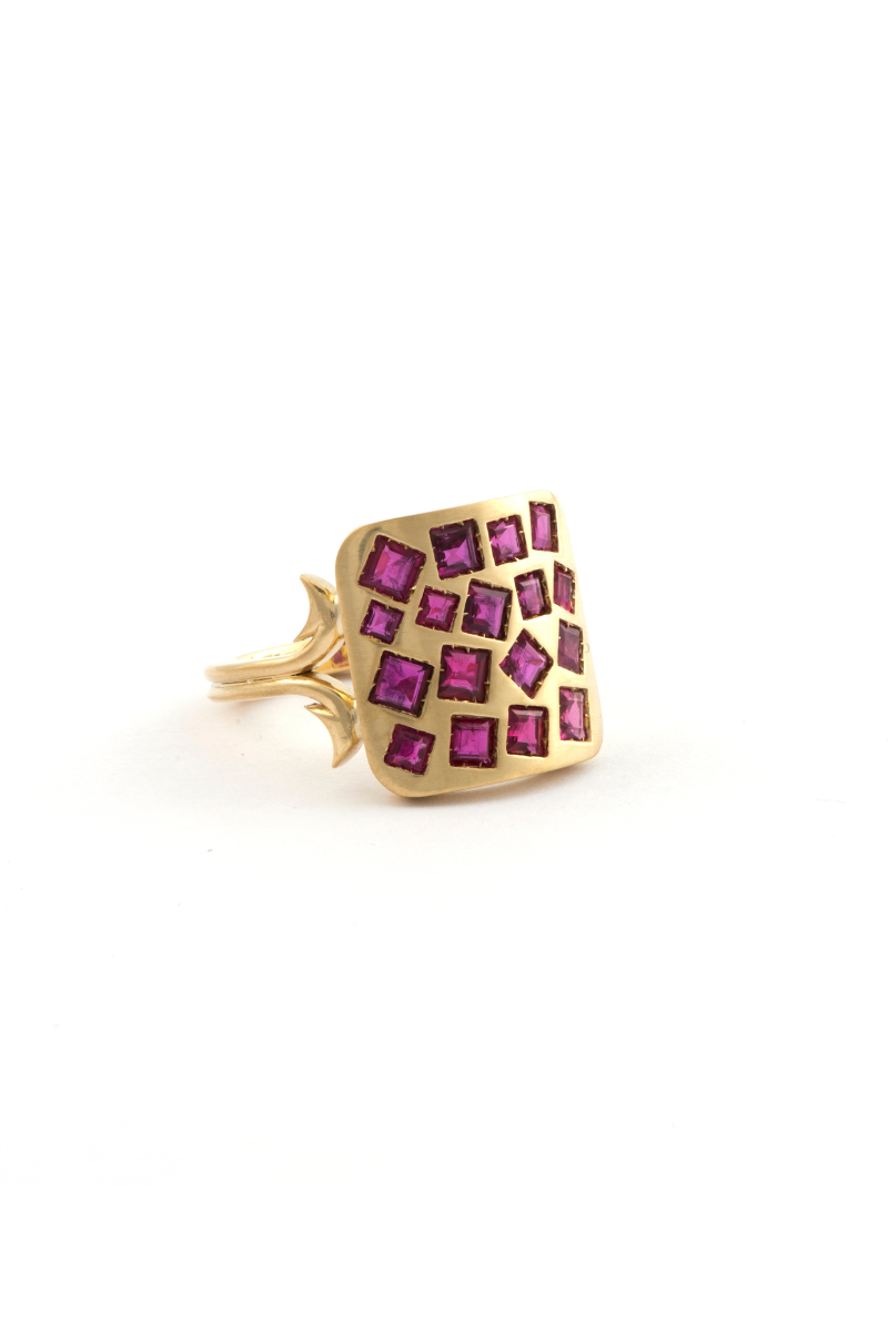 Mixed Shape Ruby Ring-Sylva & Cie-Boyds Philadelphia