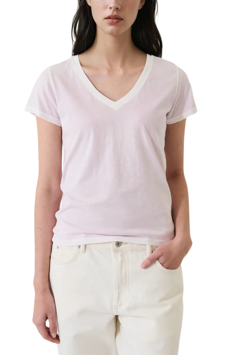 Reverse Spray V-Neck T-Shirt-Patrick Assaraf-Boyds Philadelphia