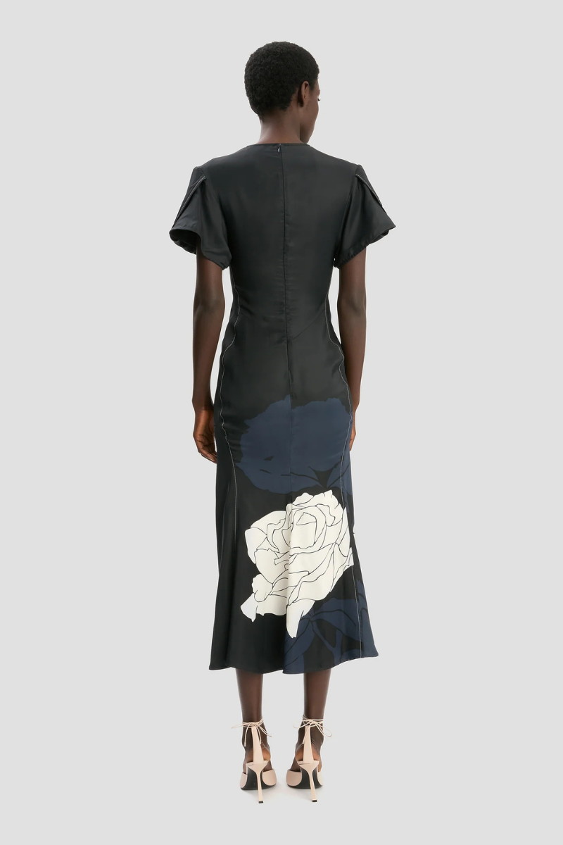 Eve Midi Dress-Victoria Beckham-Boyds Philadelphia