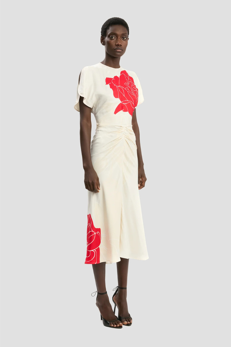 Bela Midi Dress-Victoria Beckham-Boyds Philadelphia