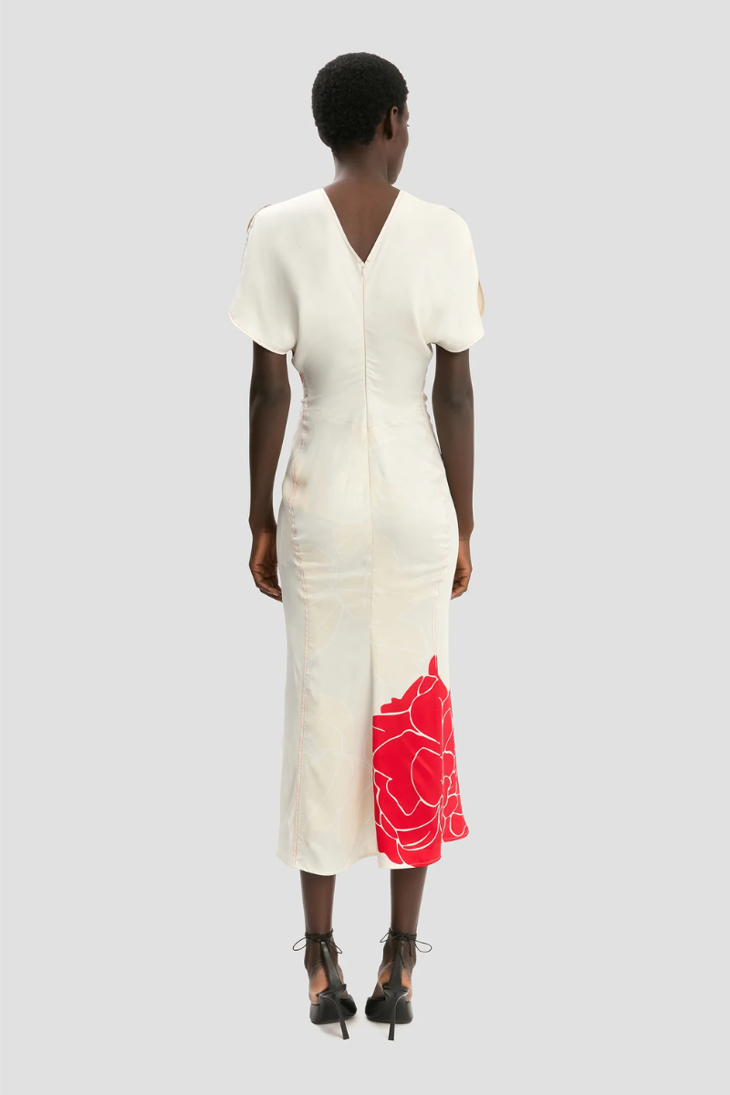 Bela Midi Dress-Victoria Beckham-Boyds Philadelphia