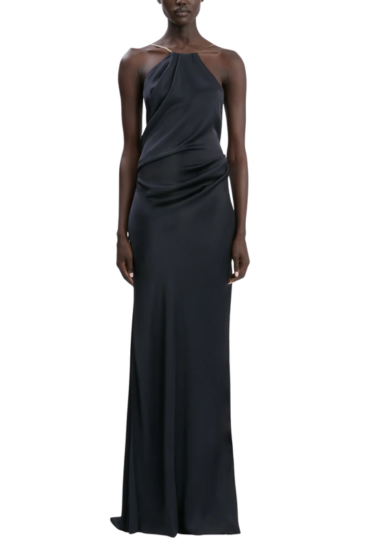 Chain Detail Halter Gown-Victoria Beckham-Boyds Philadelphia