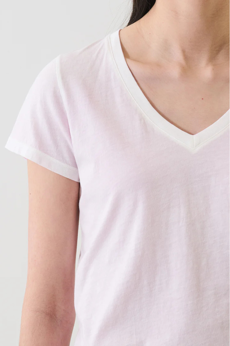 Reverse Spray V-Neck T-Shirt-Patrick Assaraf-Boyds Philadelphia