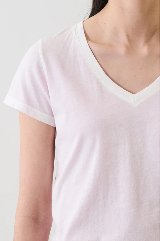 Reverse Spray V-Neck T-Shirt-Patrick Assaraf-Boyds Philadelphia