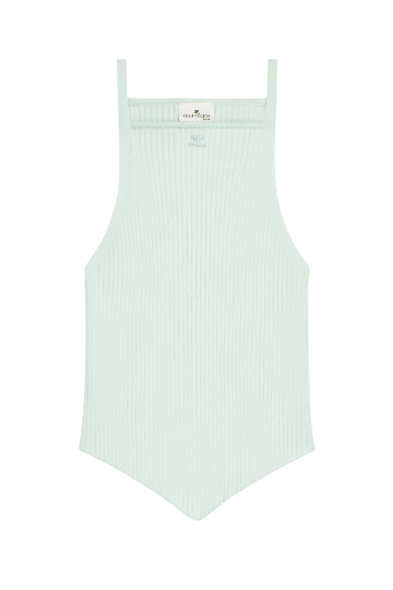 Pointy Rib Tank Top-Courrèges-Boyds Philadelphia