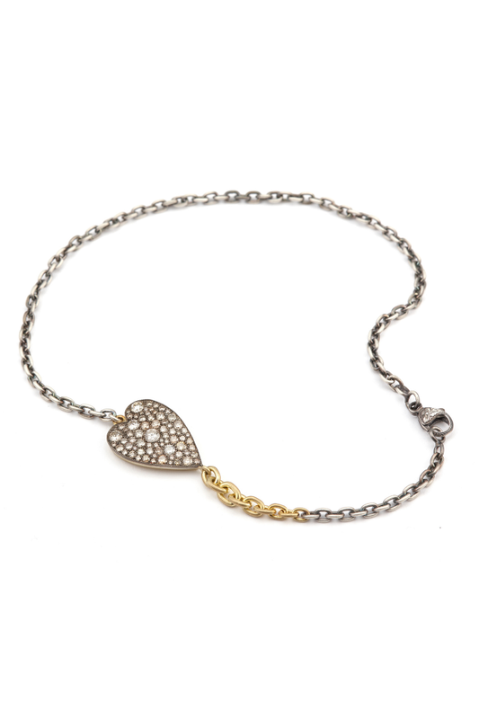 Champagne Heart Bracelet-Sylva & Cie-Boyds Philadelphia