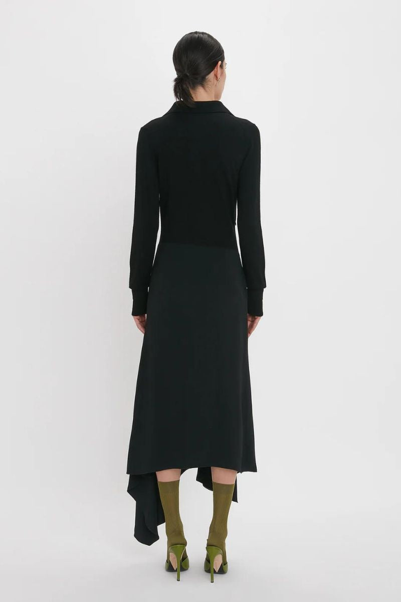 henley shirt dress Microsuede Henley Shirt Dress