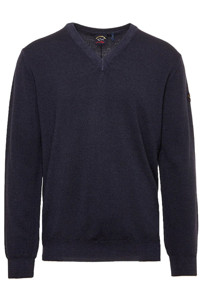 Wool V-Neck Sweater-Paul&Shark-Boyds Philadelphia