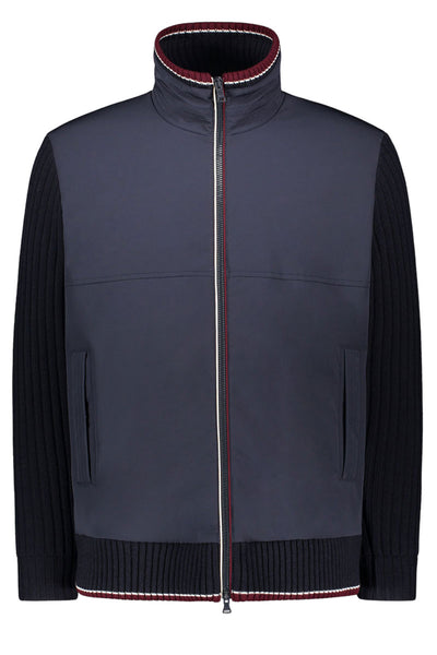 Front-Zip Hybrid Sweater Jacket-Paul&Shark-Boyds Philadelphia