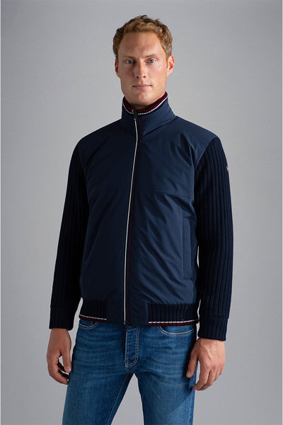 Front-Zip Hybrid Sweater Jacket-Paul&Shark-Boyds Philadelphia