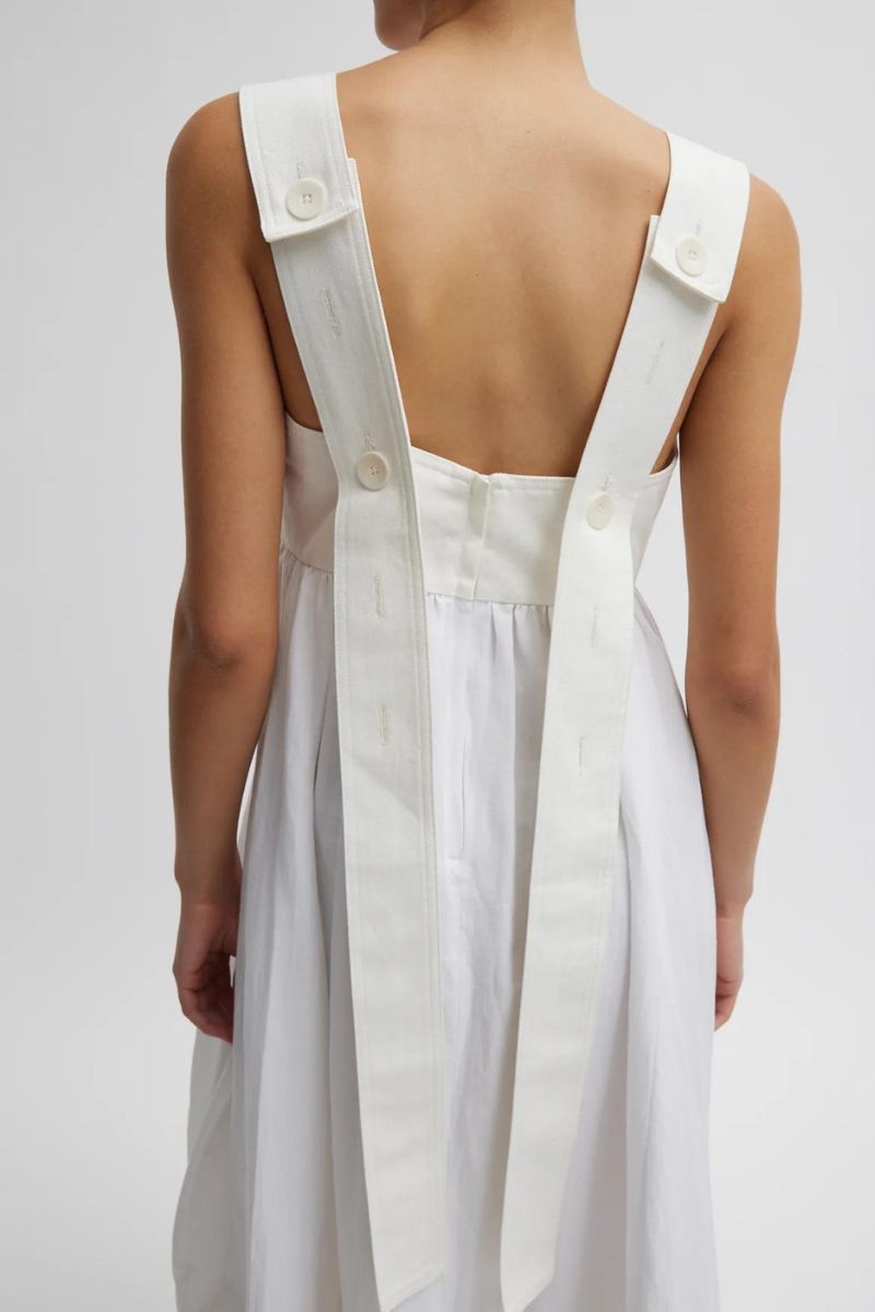 Linen Cotton Voile Sculpted Dress-Tibi-Boyds Philadelphia