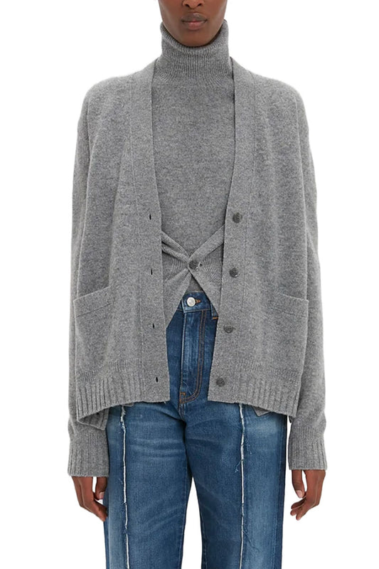 Double Layer Cardigan-Victoria Beckham-Boyds Philadelphia