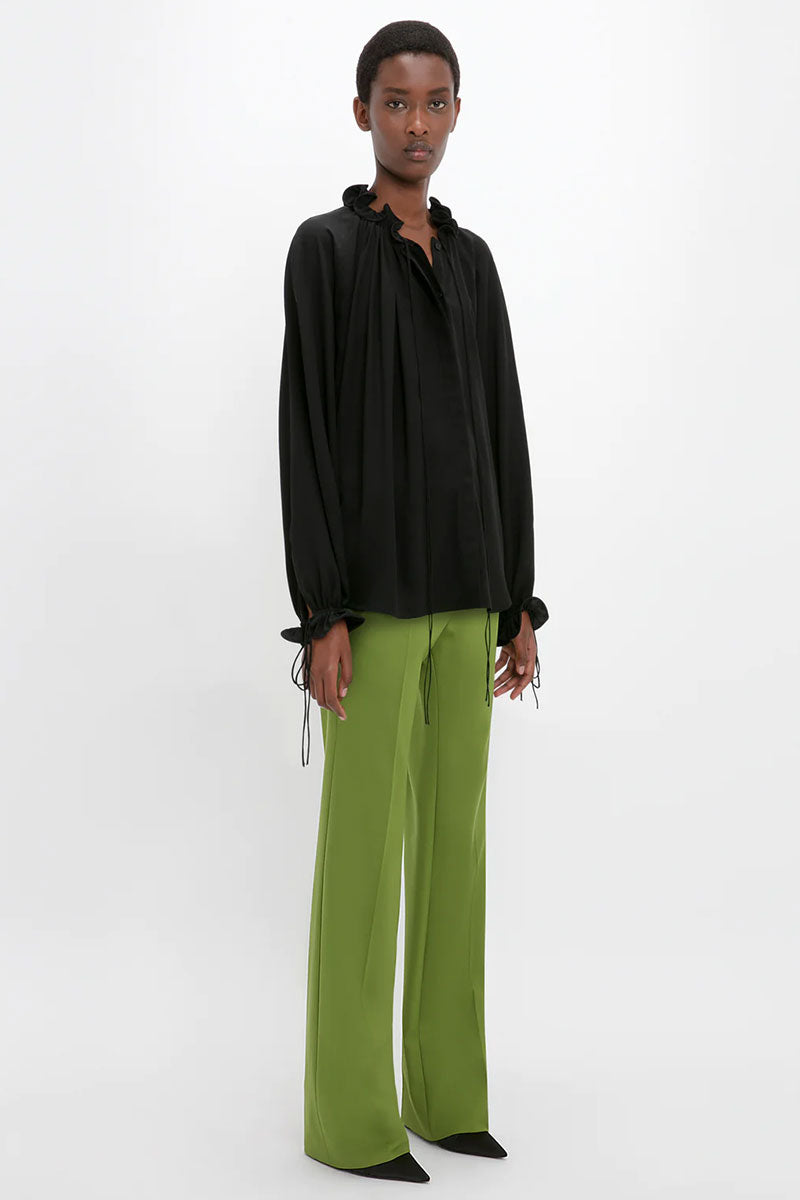 Ruched Detail Blouse-Victoria Beckham-Boyds Philadelphia