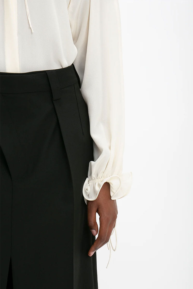 Ruched Detail Blouse-Victoria Beckham-Boyds Philadelphia