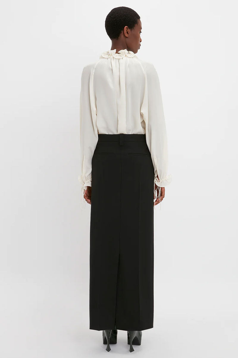 Ruched Detail Blouse-Victoria Beckham-Boyds Philadelphia