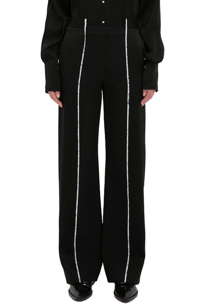 Straight Leg Deconstructed Trouser-Victoria Beckham-Boyds Philadelphia