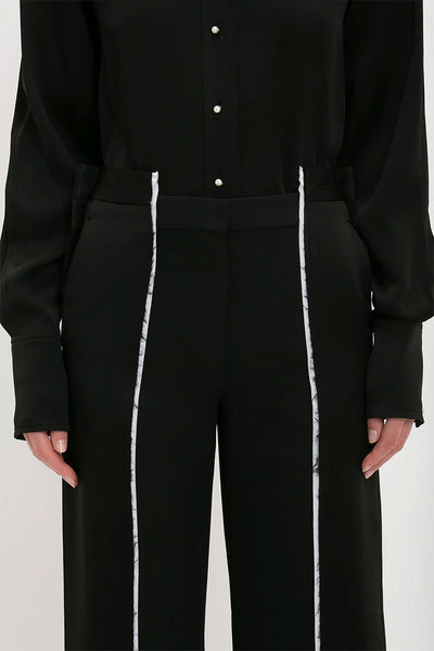 Straight Leg Deconstructed Trouser-Victoria Beckham-Boyds Philadelphia