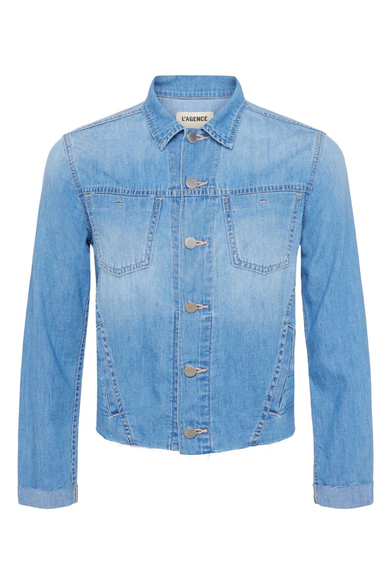 Janelle Denim Jacket-L'AGENCE-Boyds Philadelphia