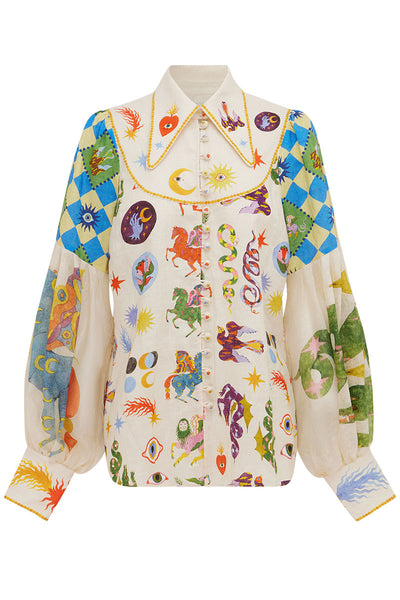 Lou Balloon Sleeve Shirt-ALEMAIS-Boyds Philadelphia
