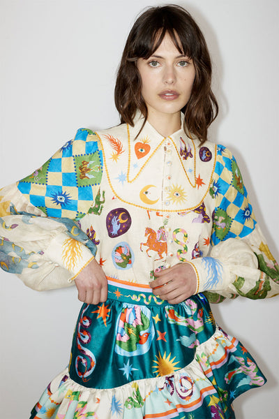 Lou Balloon Sleeve Shirt-ALEMAIS-Boyds Philadelphia