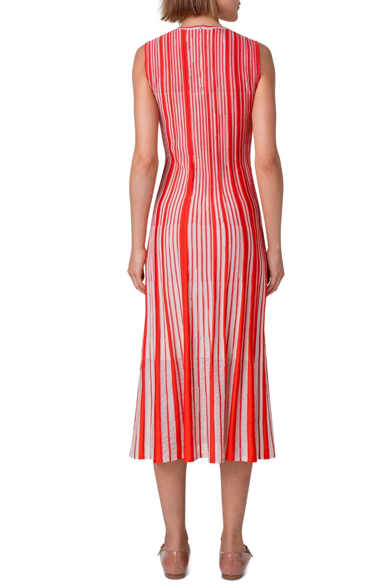 Striped Knit Midi Dress-Akris-Boyds Philadelphia