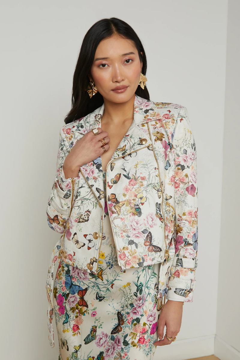 Billie Belted Leather Jacket-L'AGENCE-Boyds Philadelphia